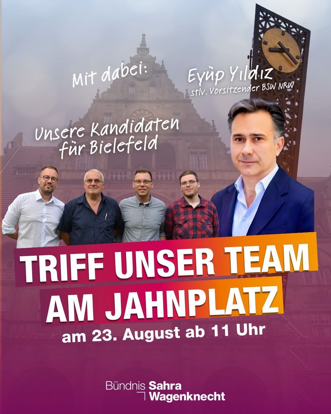 Triff unser Team am Jahnplatz!
